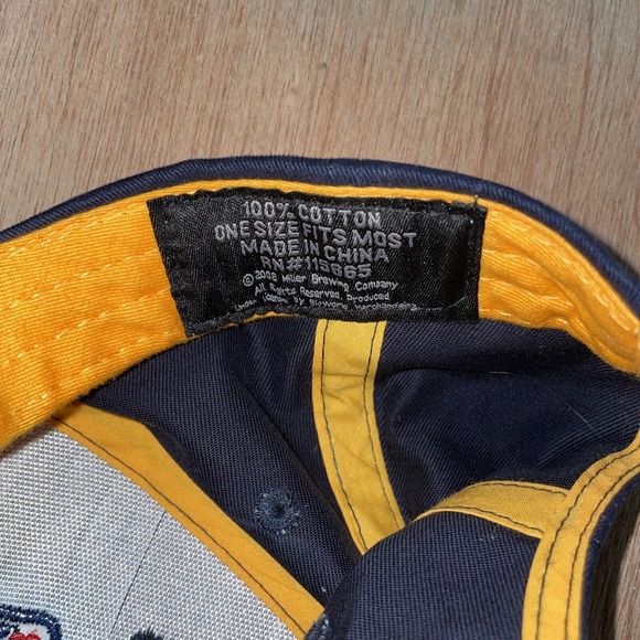 Miller Hat Blue Adjustable Hat Cap Miller‎ Lite Hat - Picture 5 of 5